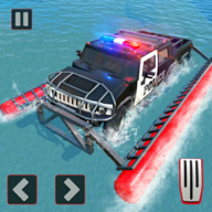 Police Truck Water Surfing Gangster Chase