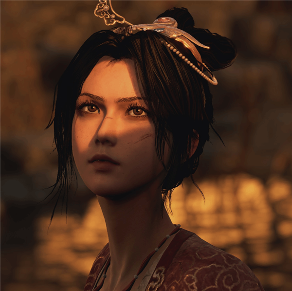 玩家馋坏了！《明末》女主新图：红色服饰身材火辣[图2]