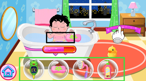 贝贝照顾婴儿宝宝[图2]