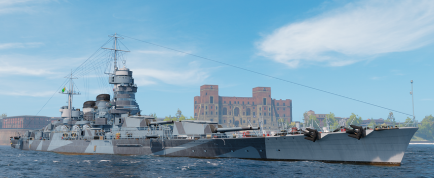 《战舰世界》身上绑着全自动阿诺！不用主炮输出的I战，也能成为副炮战神！[图1]