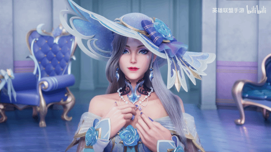 《LOL手游》女警水晶玫瑰皮肤展示：优雅致命的淑女[图4]